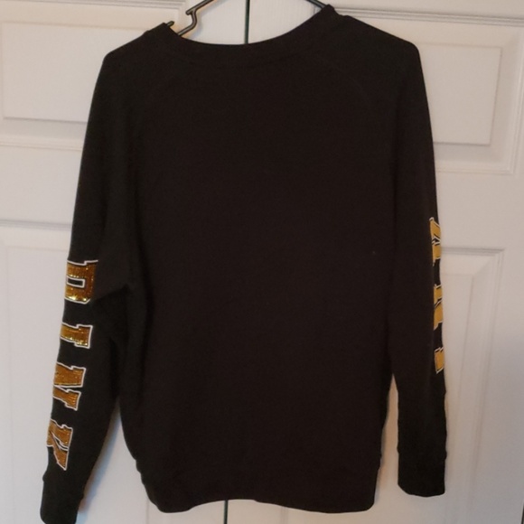 Sold**ARMY sequin sweatshirt - Picture 5 of 6